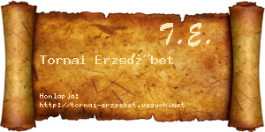 Tornai Erzsébet névjegykártya